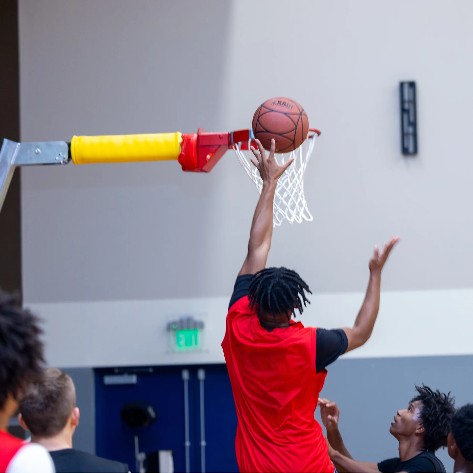 The 16 inch UHoop inside the NBBL Gilbert gym