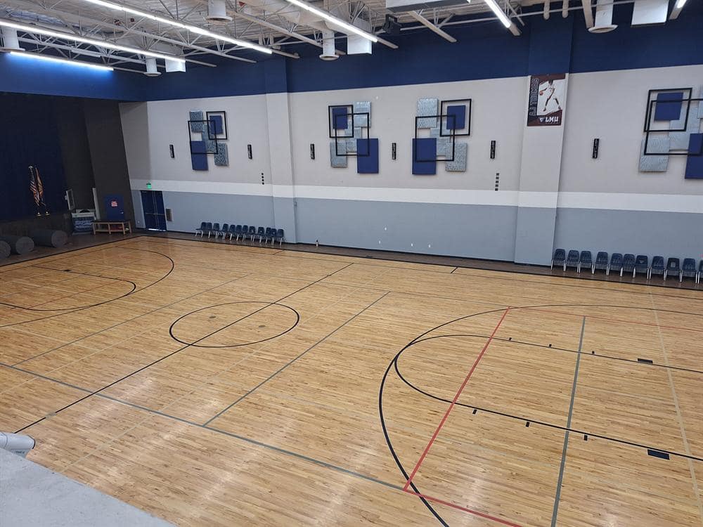 Full high school court inside NBBL Gilbert